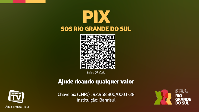 SOS RIO GRANDE DO SUL TODOS PODEM  AJUDAR